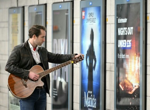 Actor and singer Peter Willoughby began busking as a teenager 