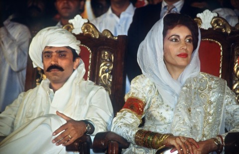It was his 1987 arranged marriage with PPP leader Bhutto that earned him a spot in the political limelight