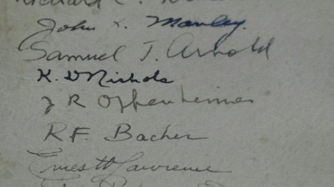 A piece of Oppenheimer's history: signed Manhattan Project report hits auction block