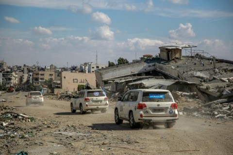 Aid airdrop over Gaza, seen from Israel 