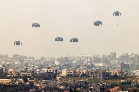 Foreign powers have ramped up air drops of aid but several people have been killed by falling crates, stampedes or drowned trying to retrieve the packages