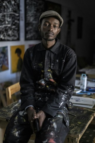 Art for Memories founder King Ngabo says the project has given him a new insight into the genocide 