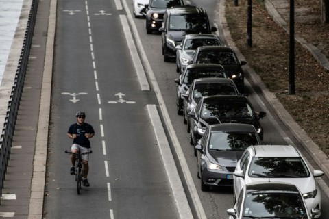 Biking, not driving, is being encouraged in Paris