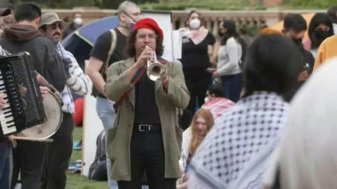 Pro-Palestinian protest at University of California, Los Angeles