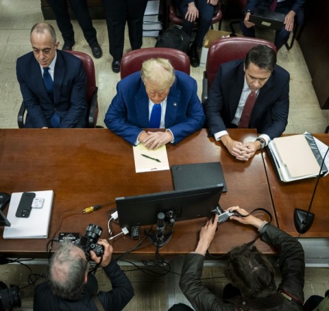 Trump, 77, is accused of falsifying business records to reimburse his lawyer, Michael Cohen, for a $130,000 payment to Daniels just days ahead of the 2016 election