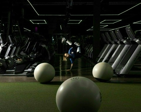 Paul trains in a Johannesburg gym as she targets one of 16 breakdancing berths at the Paris Olympics