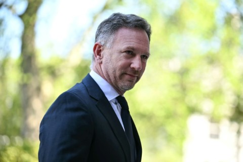Red Bull team principal Christian Horner arrives at Westminster Abbey for a service to celebrate the life of the late Stirling Moss