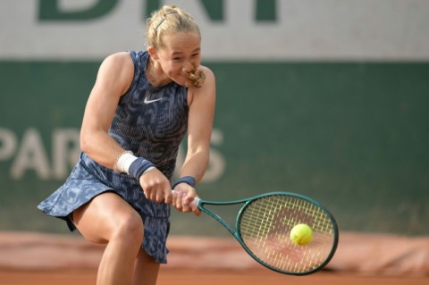 Teen talent: Mirra Andreeva is seeking her third last 16 spot at the Slams