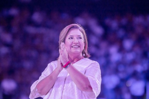 Nuns queue outside a polling station in Mexico City as voters choose a new president