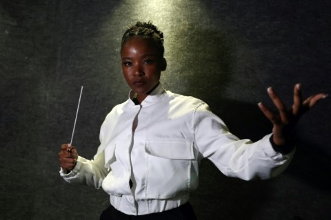 Ofentse Pitse, 31, is the first black South African woman to run an all-black orchestra 