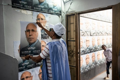 Ghazouani's posters overshadow those of his political opponents both in Nouakchott and throughout the country