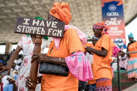 The Gambia is among the 10 countries with the highest rates of FGM