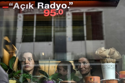 Many of Acik Radyo's staff were on the verge of tears as its airwaves fell silent 