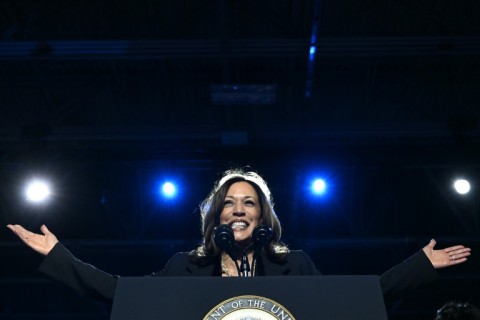 US Vice President Kamala Harris is running neck-and-neck with her Republican presidential election rival Donald Trump, according to polls