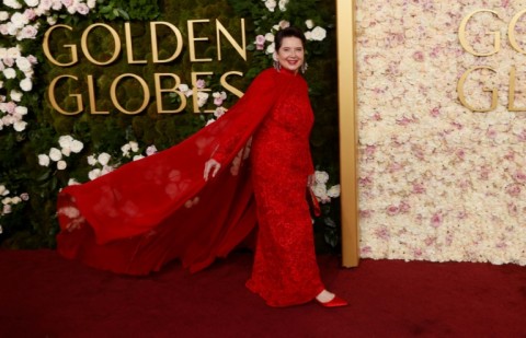 Isabella Rossellini was radiant in red at the Golden Globes