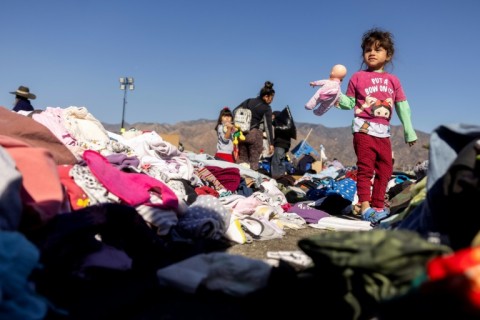 The donation center in Arcadia -- which sprung up organically from one resident's TikTok post asking for supplies, and has spread to hundreds of volunteers -- received so many donations it is turning them away