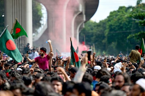 A student-led revolution overthrew the government of iron-fisted Bangladeshi premier Sheikh Hasina last year