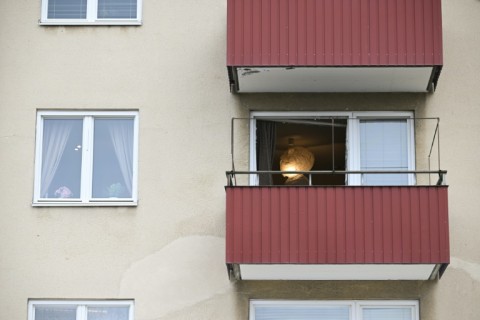 The apartment of the suspected gunman who stormed an education centre in Orebro and killed 10 people