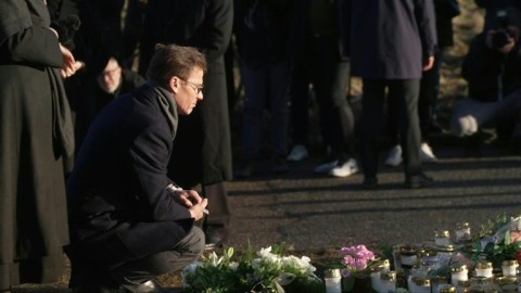 A memorial service was held for the victims at a church in Orebro, west of Stockholm