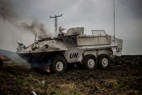 M23 fighters and the Rwandan army pushed Congolese forces back into the eastern city of Goma