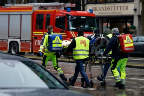 A fire service spokesman said several of those hurt had been 'seriously injured, some of them in a life-threatening condition'