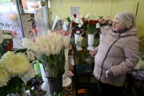 People don't queue for bread any more, let alone flowers, says Olga