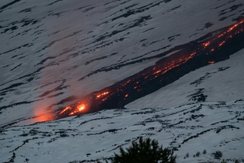 Etna's current lava flow is due to a so-called "effusive eruption".