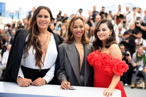 No film had a more turbulent campaign than 'Emilia Perez,' starring (L-R) Karla Sofia Gascon, Zoe Saldana and Selena Gomez 