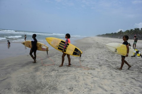 The cost of equipment and the need to travel abroad to train and compete remain hurdles for African surfers