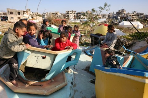 The truce enabled greater aid flows into Gaza, where almost the entire population was displaced