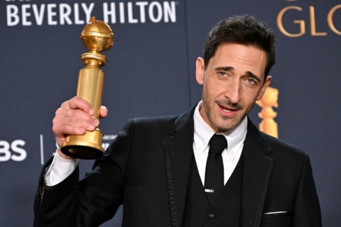 Adrien Brody, who won several prizes ahead of the Oscars including a Golden Globe, is hoping to win his second Academy Award