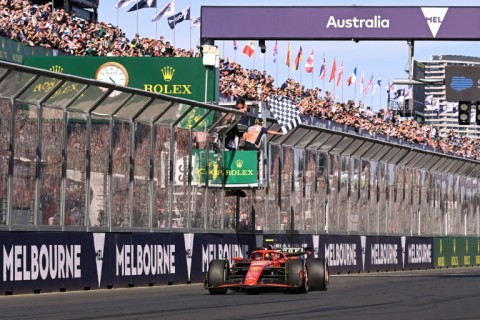 Carlos Sainz won the Australian Grand Prix last year in a Ferrari