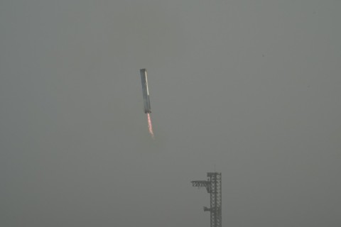 Despite problems with the Starship upper stage, its massive booster was successfully caught for a third time