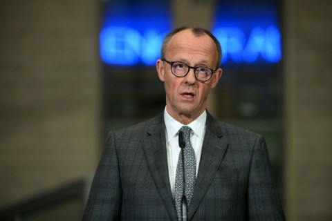 The leader of Germany's Christian Democratic Union, Friedrich Merz 