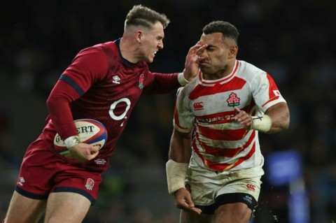 Recall: England wing Tom Roebuck (L) will make his first Test start against Wales 