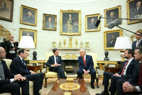 US President Donald Trump recently hung a portrait of his expansionist predecessor James Polk, seen on the lower right
