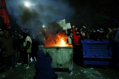 The worst clashes took place in Ankara where students torched bins and police fired tear gas and rubber bullets, AFP correspondents said