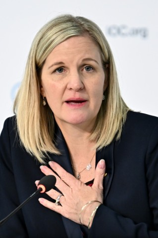 President of the International Olympic Committee Kirsty Coventry says protecting athletes from every region affected by conflict is a priority