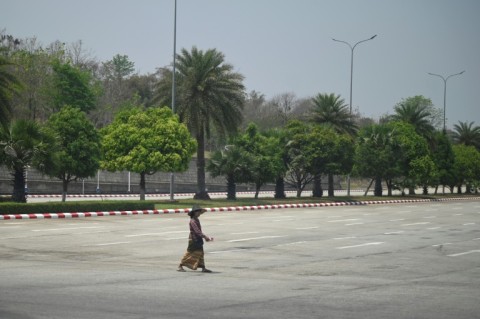 Myanmar's remote, purpose-built capital Naypyidaw hosted a military parade for Armed Forces Day