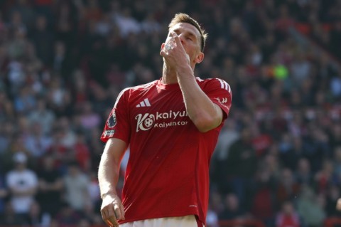 Nottingham Forest striker Chris Wood