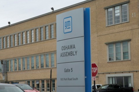 The US-owned General Motors assembly plant in Oshawa, Ontario, Canada, is a symbol of the close cross-border working relationship in the North American auto industry