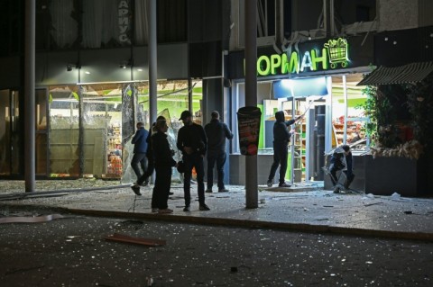 Six Russian strikes hit overnight Saturday into Sunday, wounding personnel undergoing treatment at a military hospital and killing at least two people in a residential building