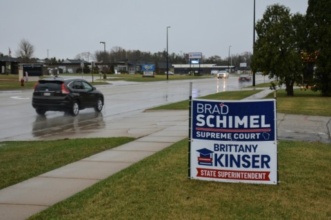 Wisconsin is a swing state in US presidential elections and even a race for the state supreme court could have important political consequences