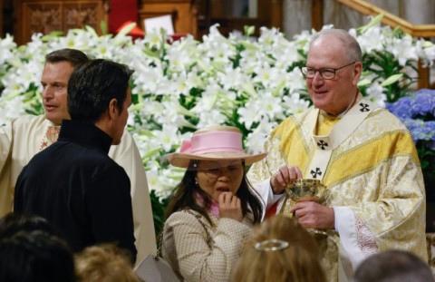 Timothy Dolan has sought to counter shrinking Church membership in New York by embracing the growing Hispanic population