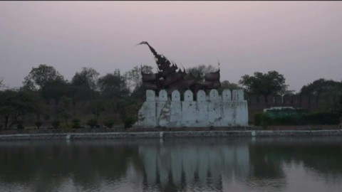 Sun sets over damaged Mandalay Palace as Myanmar quake toll passes 2,000