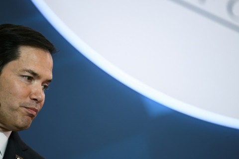 US Secretary of State Marco Rubio is making his first visit to NATO's Brussels headquarters for talks with Washington's rattled allies