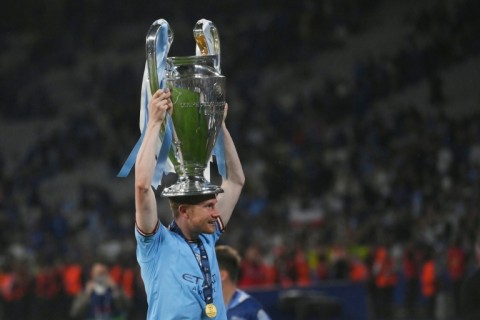 Kevin De Bruyne helped Man City win the Champions League for the first time in 2023
