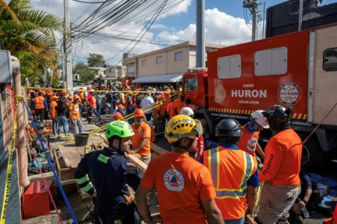 The rescue effort involved some 400 personnel and dozens of ambulances