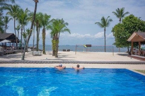 Plush hotels on the peninsula attract wealthy Gabonese and expats from Libreville