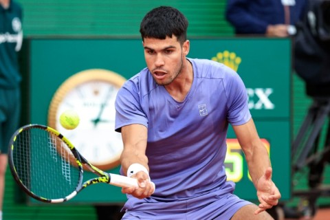 After dropping the opening set Carlos Alcaraz roared back to beat Francisco Cerundolo at the Monte Carlo Masters